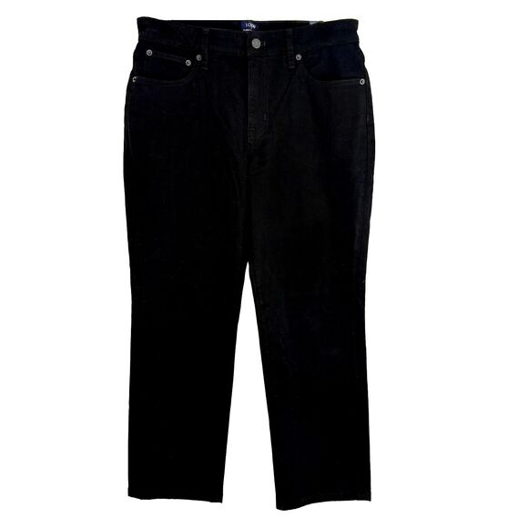 J. CREW Curvy Essentials Straight Jean 32 All Day Stretch Black NWT B34 - Picture 2 of 6
